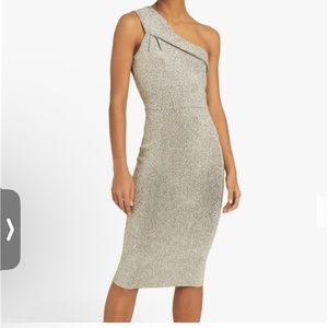 Reiss Lordes Silver Dress size Small